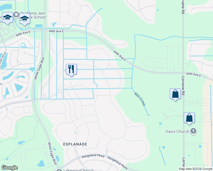 map of restaurants, bars, coffee shops, grocery stores, and more near 4824 Benito Court in Bradenton