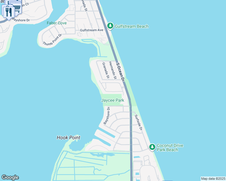 map of restaurants, bars, coffee shops, grocery stores, and more near 303 Mariner Bay Boulevard in Fort Pierce