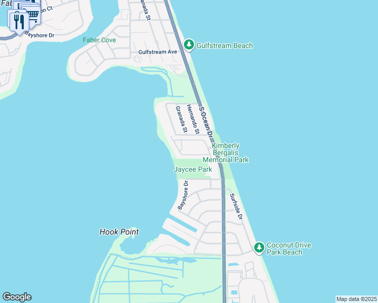 map of restaurants, bars, coffee shops, grocery stores, and more near 200 Shelley Lane in Fort Pierce
