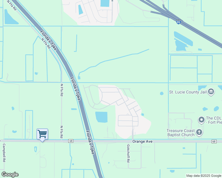 map of restaurants, bars, coffee shops, grocery stores, and more near in Fort Pierce