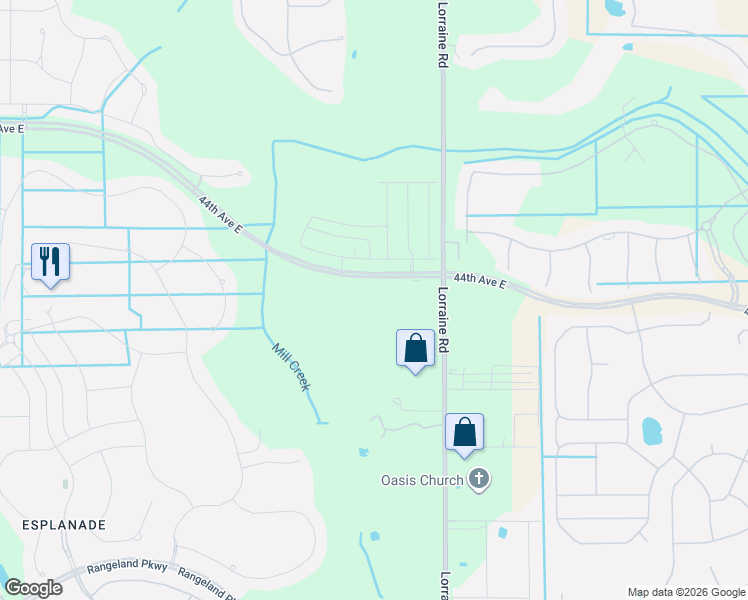 map of restaurants, bars, coffee shops, grocery stores, and more near 4908 Lorraine Road in Bradenton