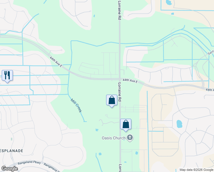 map of restaurants, bars, coffee shops, grocery stores, and more near 4908 Lorraine Road in Bradenton