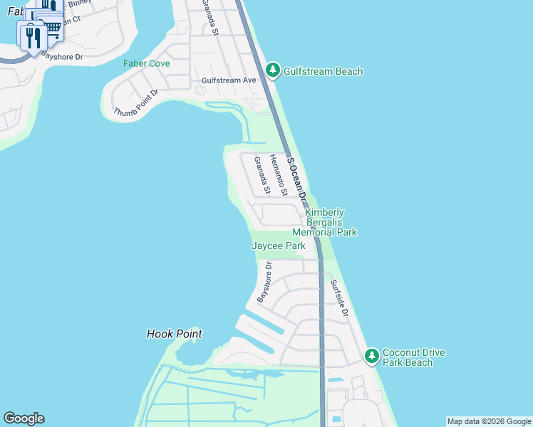 map of restaurants, bars, coffee shops, grocery stores, and more near 200 Shelley Lane in Fort Pierce