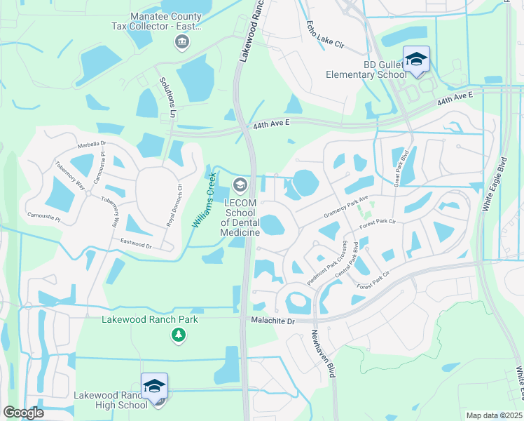 map of restaurants, bars, coffee shops, grocery stores, and more near 4808 Boston Common Glen in Bradenton