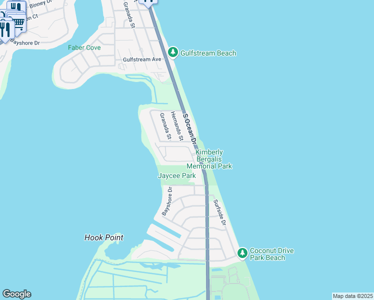 map of restaurants, bars, coffee shops, grocery stores, and more near 303 Mariner Bay Boulevard in Fort Pierce