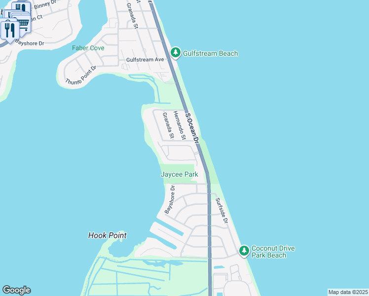 map of restaurants, bars, coffee shops, grocery stores, and more near 403 Mariner Bay Boulevard in Fort Pierce