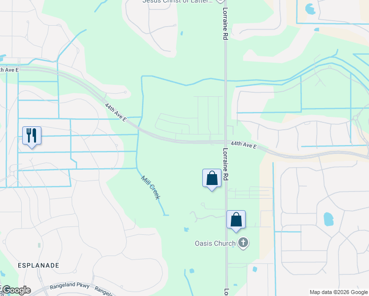 map of restaurants, bars, coffee shops, grocery stores, and more near 14232 Lilac Sky Terrace in Bradenton