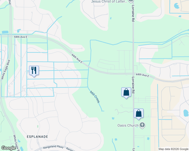 map of restaurants, bars, coffee shops, grocery stores, and more near 14003 Lilac Sky Terrace in Bradenton