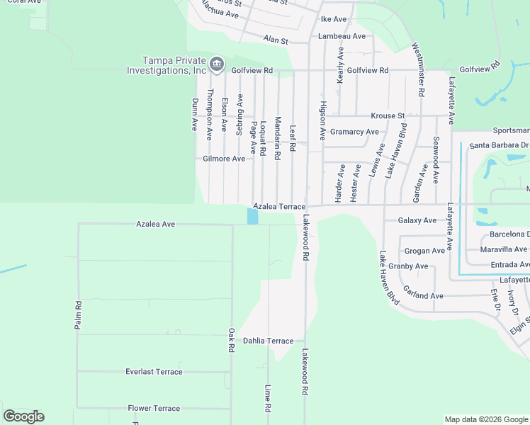 map of restaurants, bars, coffee shops, grocery stores, and more near 1811 Azalea Terrace in Sebring