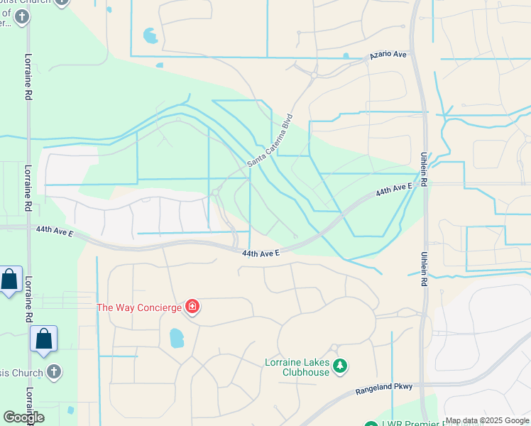map of restaurants, bars, coffee shops, grocery stores, and more near 15685 Sacile Lane in Lakewood Ranch