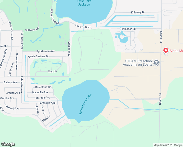 map of restaurants, bars, coffee shops, grocery stores, and more near 1020 Hawks Landing Drive in Sebring