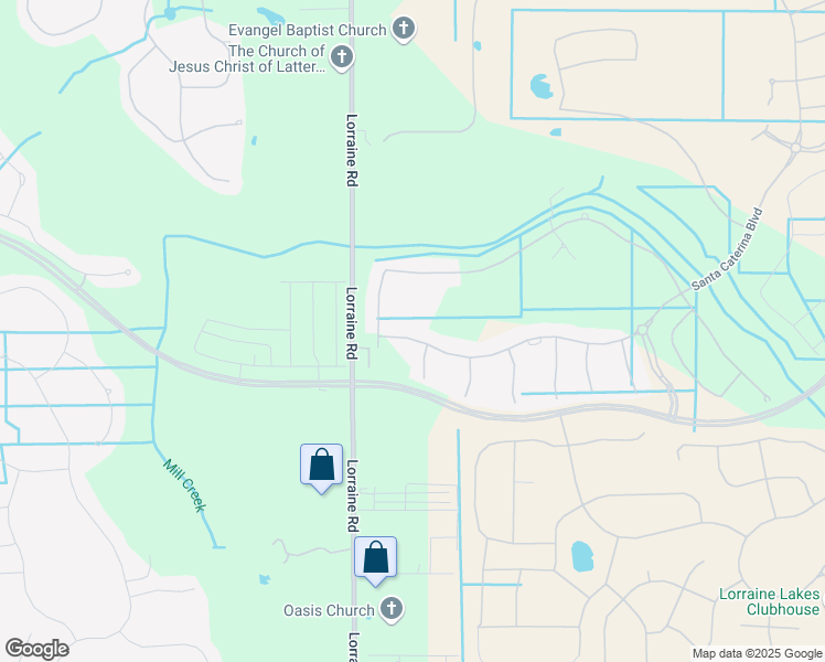 map of restaurants, bars, coffee shops, grocery stores, and more near 14707 Montello Way in Bradenton