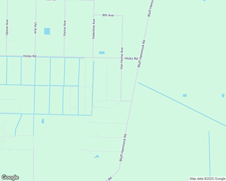 map of restaurants, bars, coffee shops, grocery stores, and more near 1825 Van Horne Avenue in Lorida