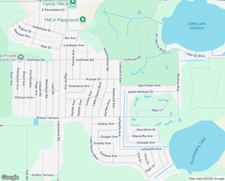 map of restaurants, bars, coffee shops, grocery stores, and more near 4407 Seawood Avenue in Sebring