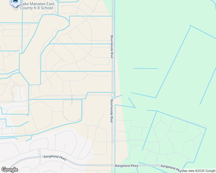 map of restaurants, bars, coffee shops, grocery stores, and more near 3680 Bourneside Boulevard in Bradenton