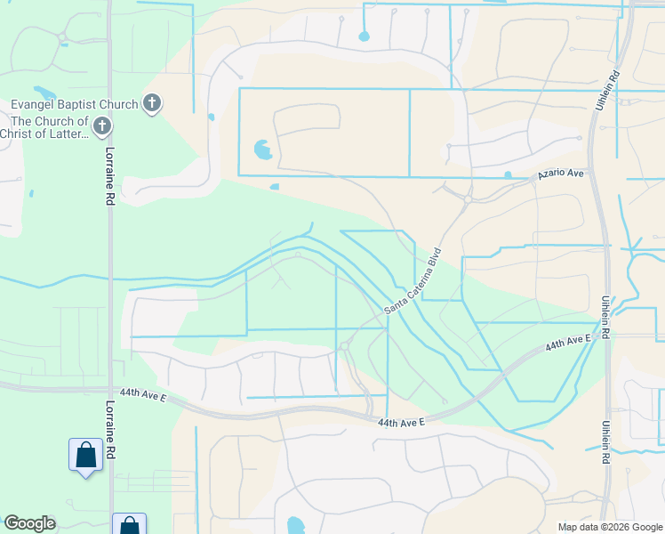 map of restaurants, bars, coffee shops, grocery stores, and more near Trento Place in Bradenton
