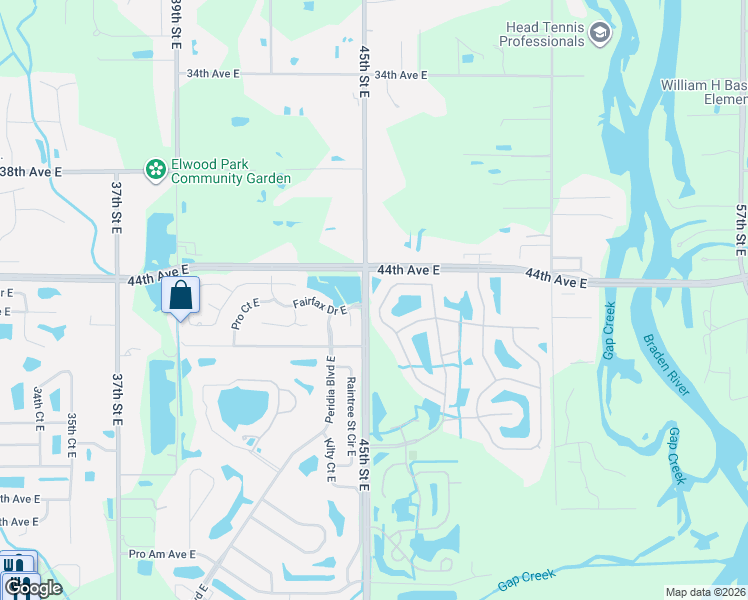 map of restaurants, bars, coffee shops, grocery stores, and more near 4459 Sanibel Way in Bradenton
