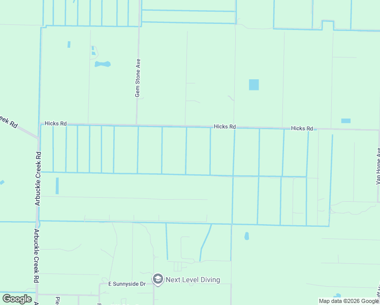 map of restaurants, bars, coffee shops, grocery stores, and more near 2413 Hicks Road in Lorida