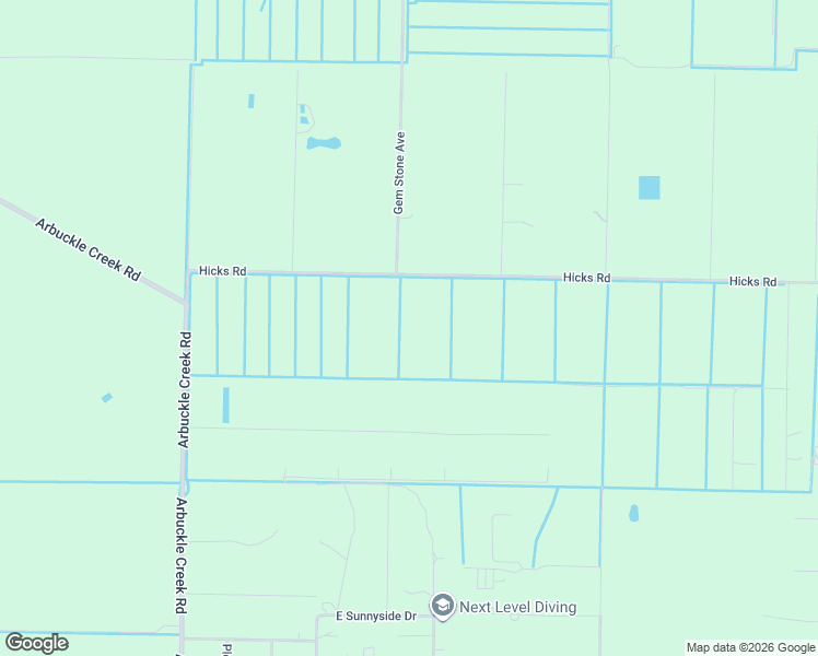 map of restaurants, bars, coffee shops, grocery stores, and more near 2121 Hicks Road in Lorida