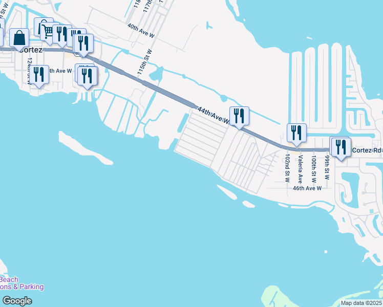 map of restaurants, bars, coffee shops, grocery stores, and more near 23 G in Bradenton