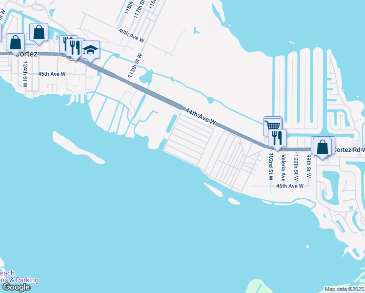 map of restaurants, bars, coffee shops, grocery stores, and more near 23 G in Bradenton