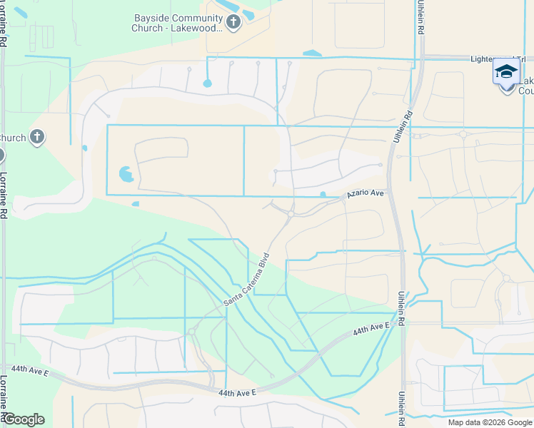 map of restaurants, bars, coffee shops, grocery stores, and more near Uihlein Road in Bradenton