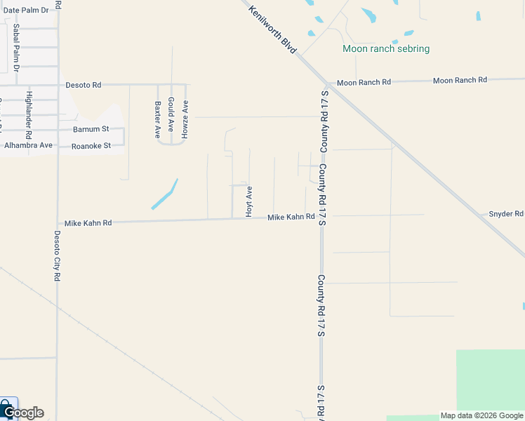 map of restaurants, bars, coffee shops, grocery stores, and more near 3720 Hoyt Avenue in Sebring