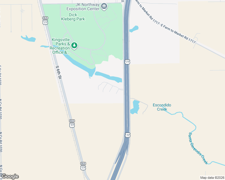 map of restaurants, bars, coffee shops, grocery stores, and more near 5408 Boxwood Creek in Kingsville