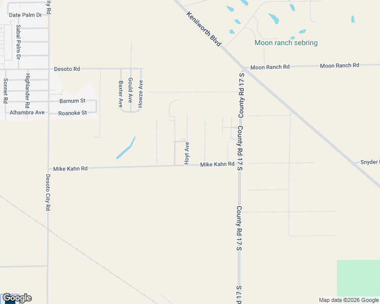 map of restaurants, bars, coffee shops, grocery stores, and more near 3720 Hoyt Avenue in Sebring