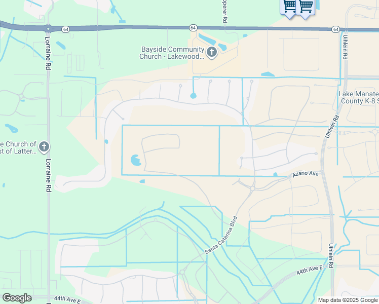 map of restaurants, bars, coffee shops, grocery stores, and more near Unnamed Road in Bradenton