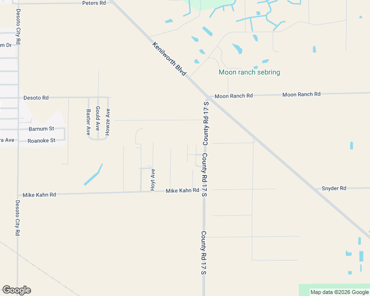 map of restaurants, bars, coffee shops, grocery stores, and more near 3506 Paradise Drive in Sebring