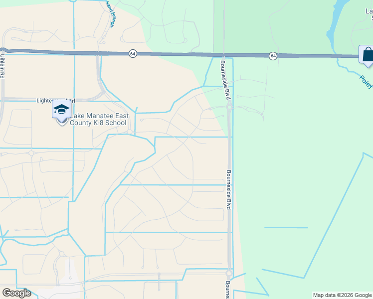 map of restaurants, bars, coffee shops, grocery stores, and more near 17870 Star Farms Loop in Bradenton
