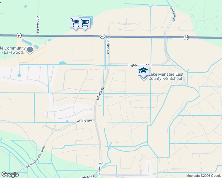 map of restaurants, bars, coffee shops, grocery stores, and more near in Myakka City