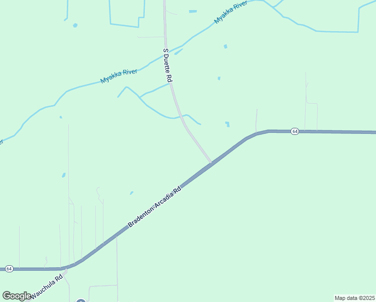map of restaurants, bars, coffee shops, grocery stores, and more near 2807 South Duette Road in Myakka City