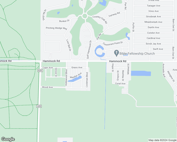 map of restaurants, bars, coffee shops, grocery stores, and more near 3204 Lockman Boulevard in Sebring