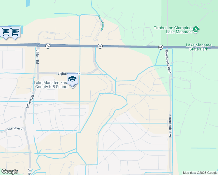 map of restaurants, bars, coffee shops, grocery stores, and more near in Myakka City