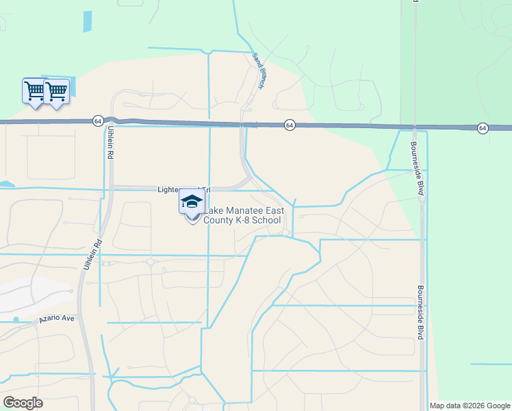 map of restaurants, bars, coffee shops, grocery stores, and more near in Myakka City