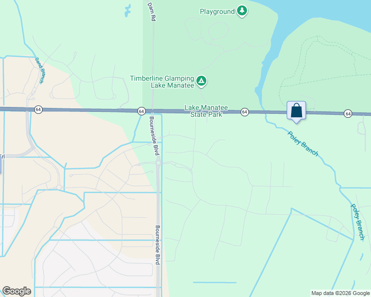 map of restaurants, bars, coffee shops, grocery stores, and more near 18709 Lookout Ridge Place in Bradenton