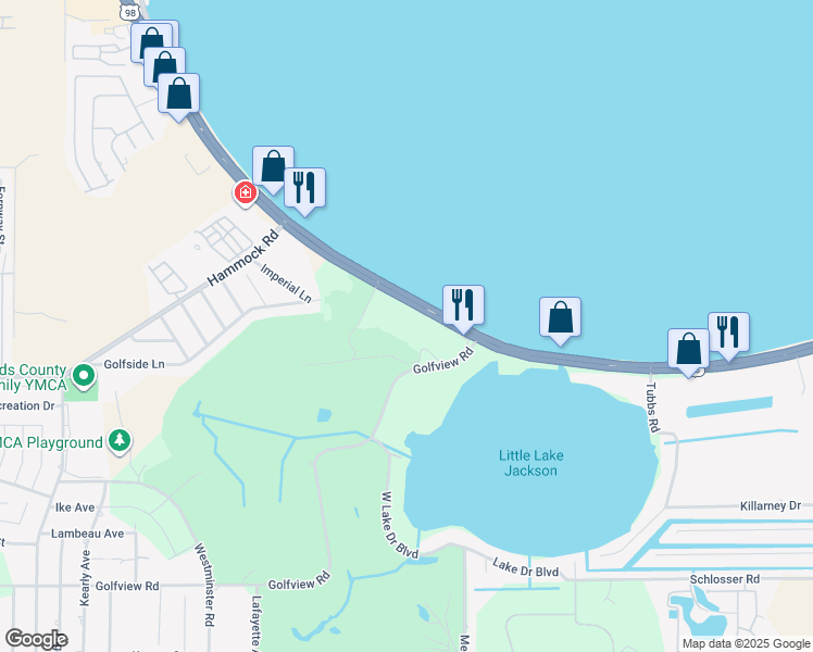 map of restaurants, bars, coffee shops, grocery stores, and more near 1197 Us Highway 27 S in Sebring
