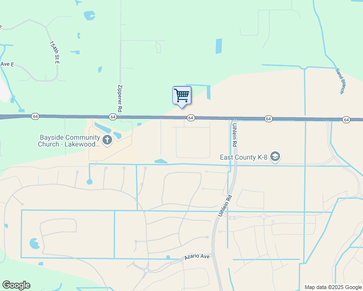 map of restaurants, bars, coffee shops, grocery stores, and more near 16400 Florida 64 in Bradenton