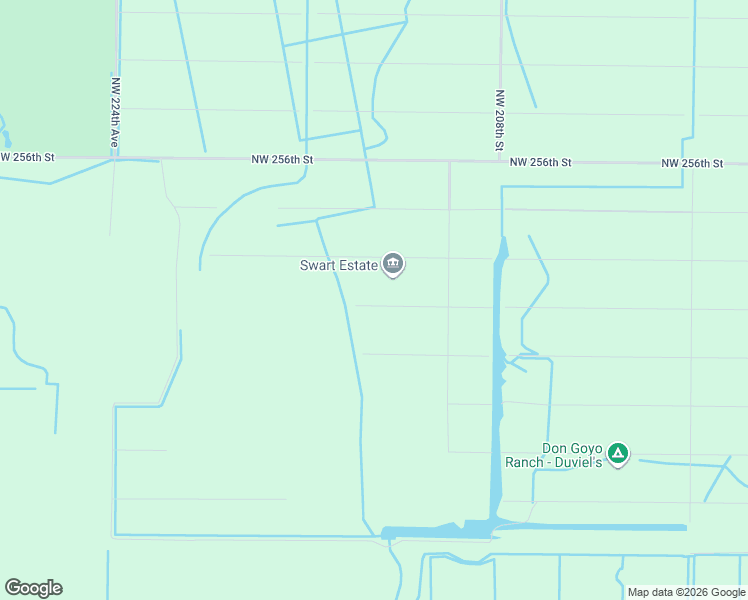 map of restaurants, bars, coffee shops, grocery stores, and more near 21282 Northwest 250th Street in Okeechobee
