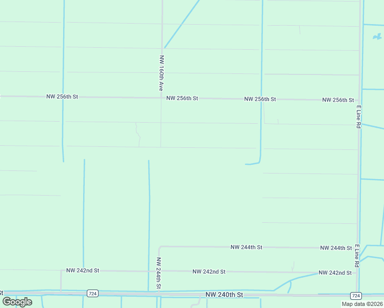 map of restaurants, bars, coffee shops, grocery stores, and more near 15790 252nd Street in Okeechobee