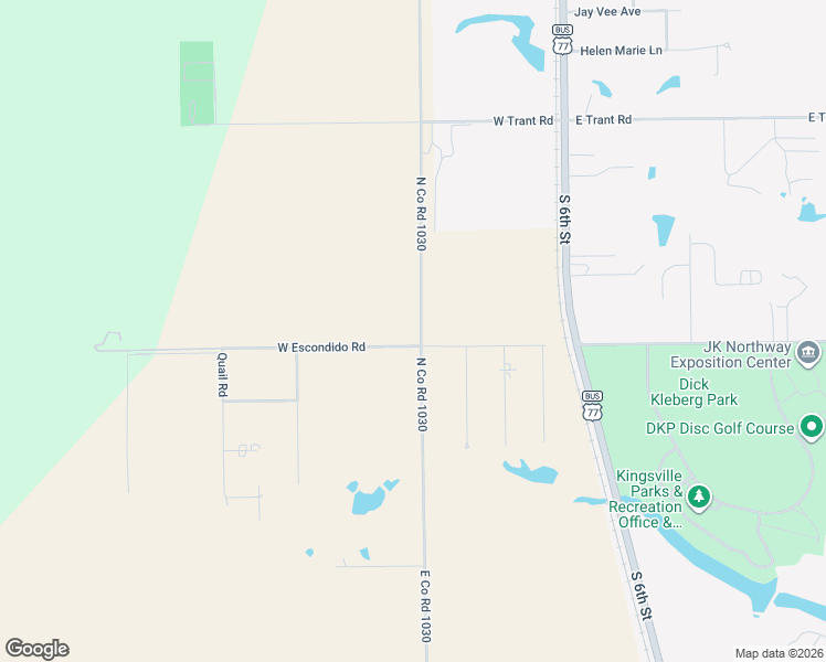 map of restaurants, bars, coffee shops, grocery stores, and more near 724 West Escondido Road in Kingsville