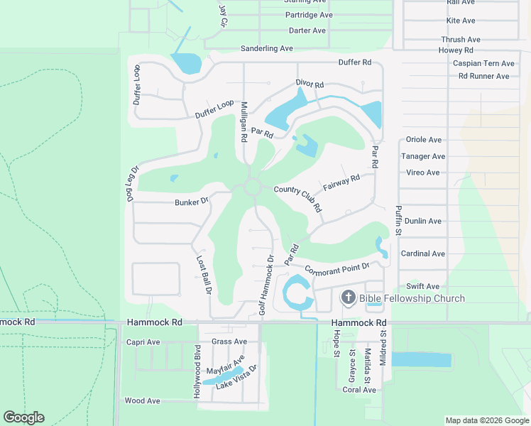 map of restaurants, bars, coffee shops, grocery stores, and more near 2408 Golf Hammock Dr in Sebring