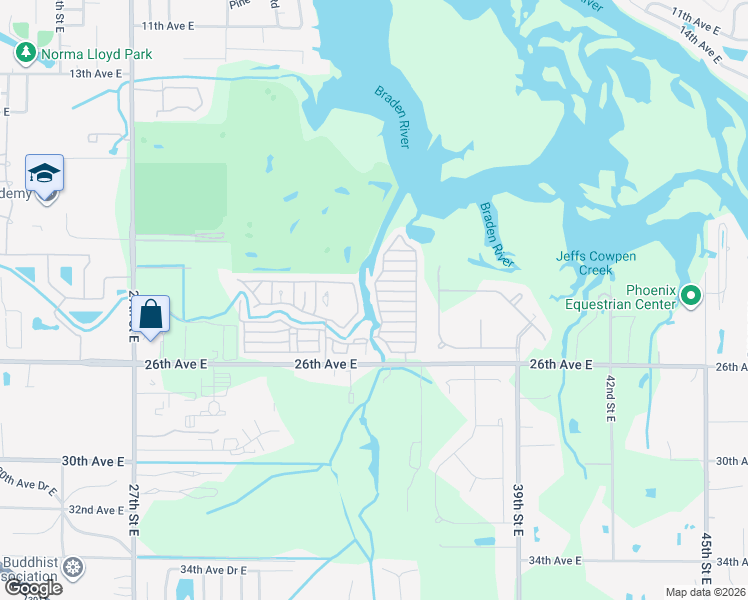 map of restaurants, bars, coffee shops, grocery stores, and more near 1127 Tallow Place in Bradenton