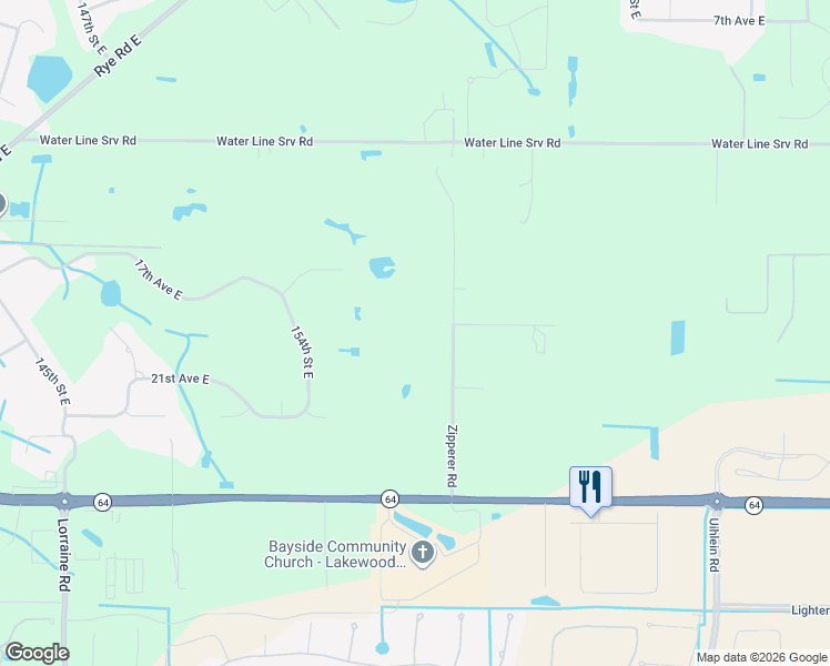 map of restaurants, bars, coffee shops, grocery stores, and more near 1712 Zipperer Road in Bradenton