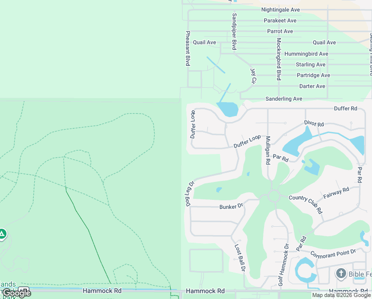 map of restaurants, bars, coffee shops, grocery stores, and more near 4518 Duffer Loop in Sebring