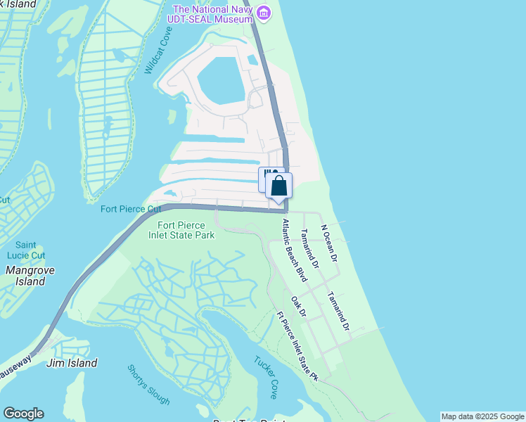 map of restaurants, bars, coffee shops, grocery stores, and more near 1002-1008 State Highway in Fort Pierce