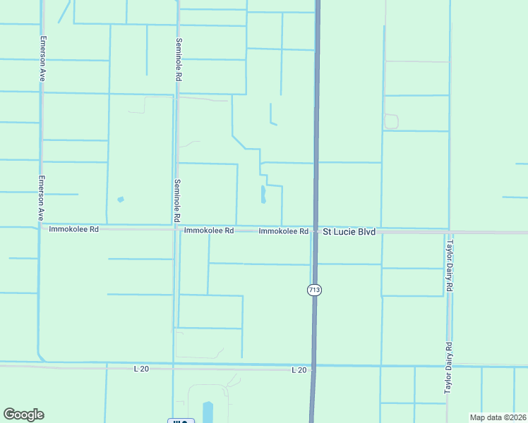 map of restaurants, bars, coffee shops, grocery stores, and more near 7600 Immokolee Road in Fort Pierce
