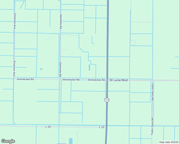 map of restaurants, bars, coffee shops, grocery stores, and more near 7600 Immokolee Road in Fort Pierce